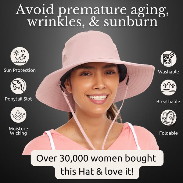 UV Protection Foldable Sun Hat