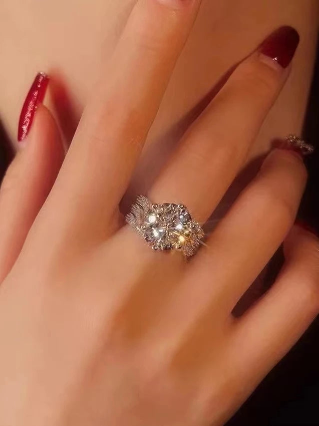 3 Carat Super Sparkling Diamond Ring
