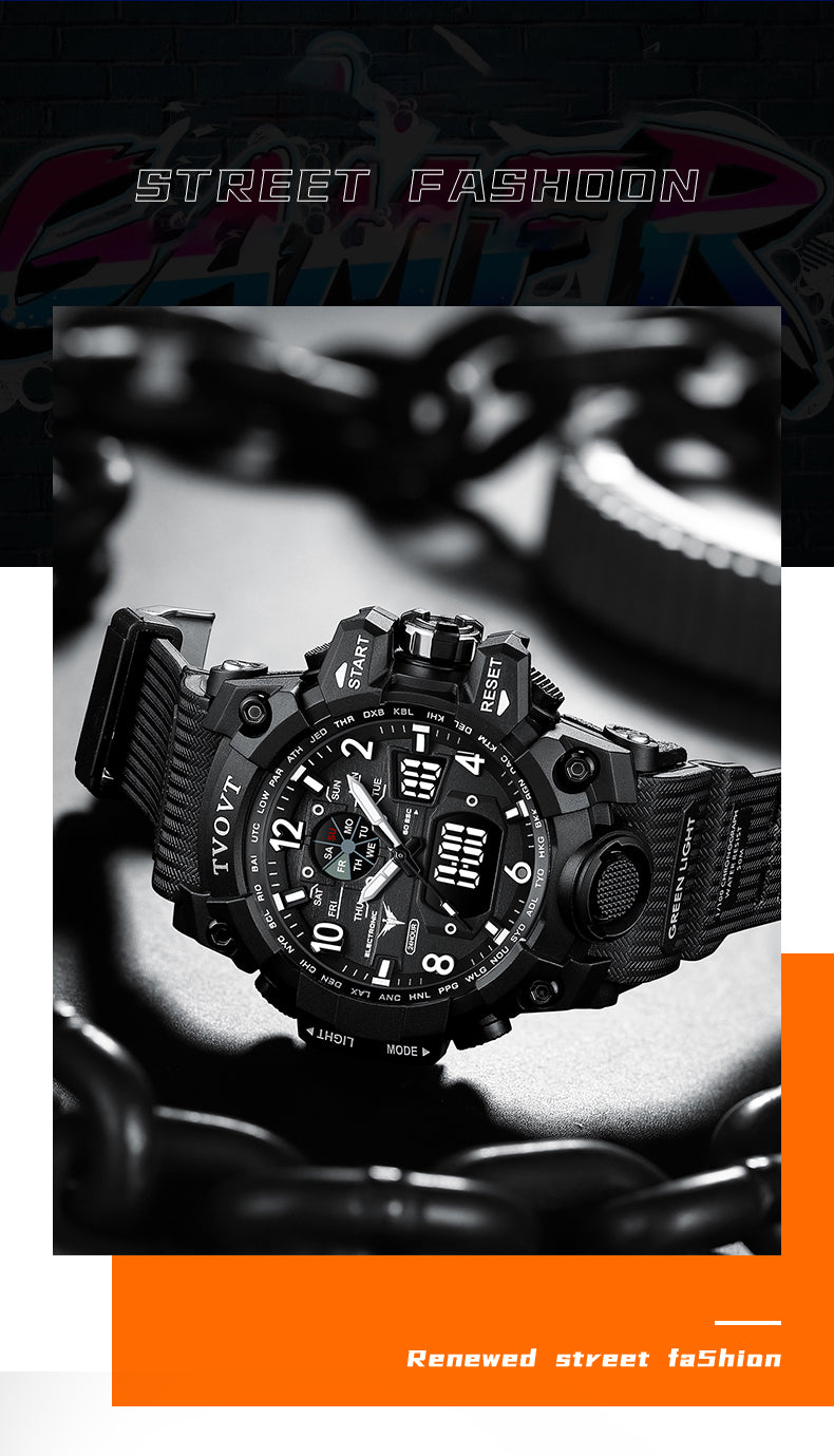 TVOVT Men's Sport Watch Waterproof Luminous