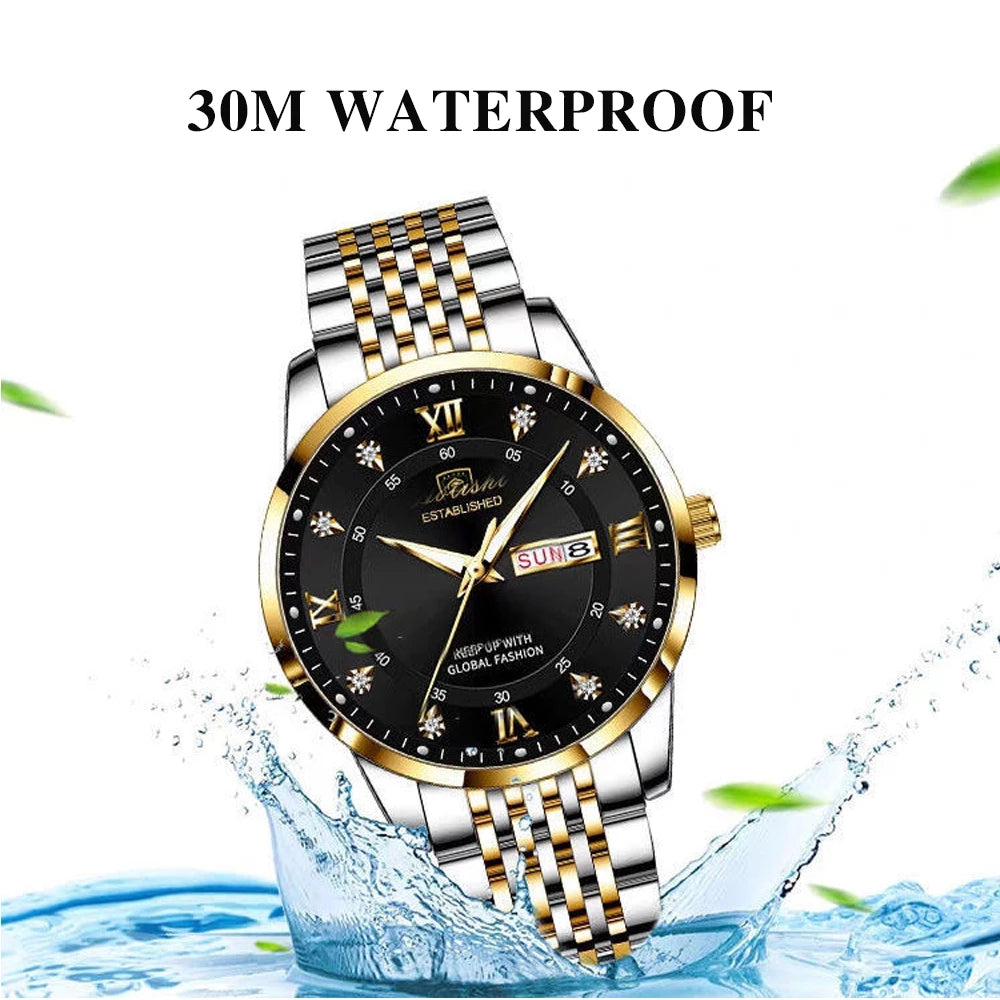 POEDAGAR Luxury Brand Quartz Watch