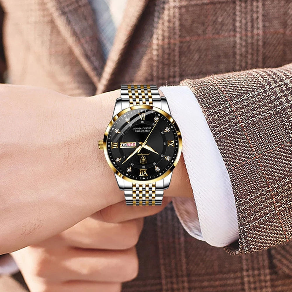 POEDAGAR Luxury Brand Quartz Watch