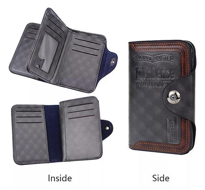 Retro Tri-Fold Men's Wallet