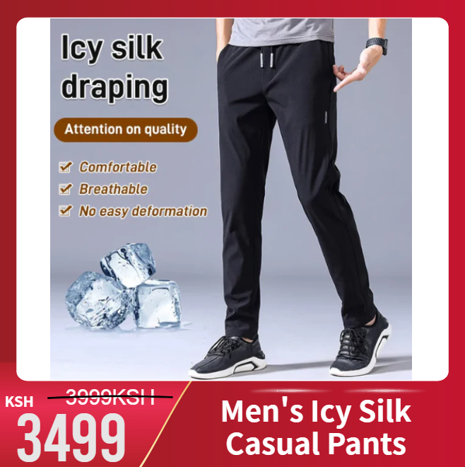 Men's Icy Silk Casual Pants
