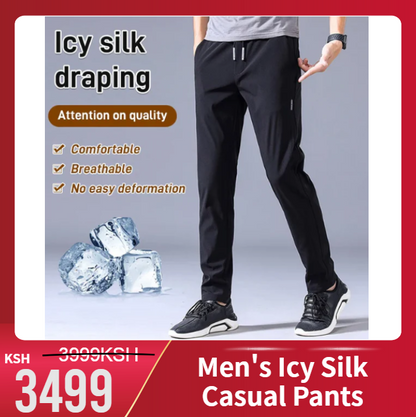 Men's Icy Silk Casual Pants