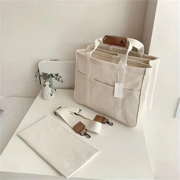 Utility Canvas Shoulder Bag