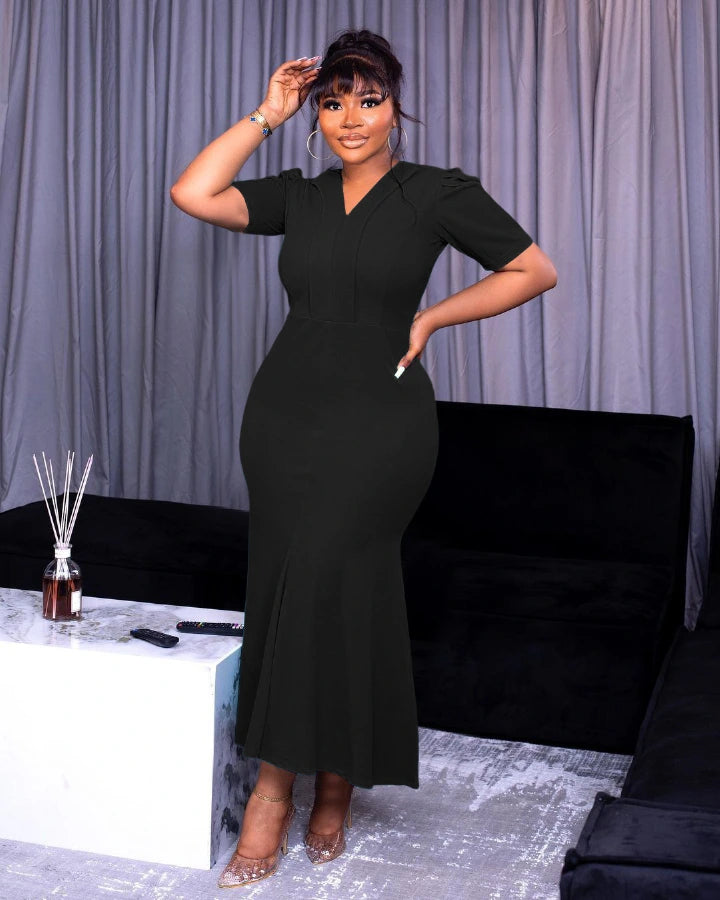 Slim Fit Hip-Hugging Fishtail Dress