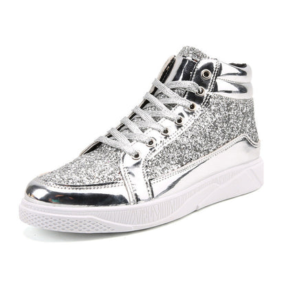 Men's Glitter Sneakers Shoes
