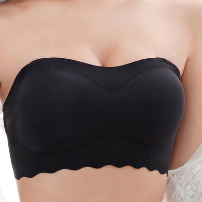 Ice Silk Non-slip Tube Top Strapless Bra