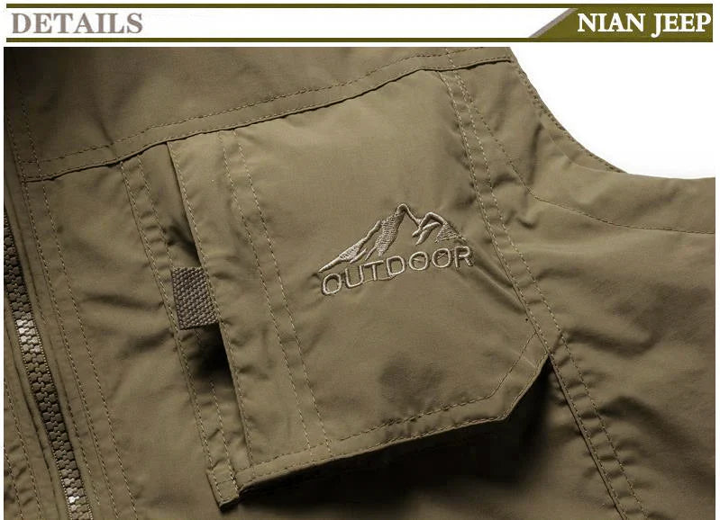 Men's Quick Drying Mesh Multi Pocket Vest