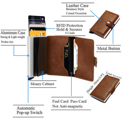 RFID Card Holder Business Wallet