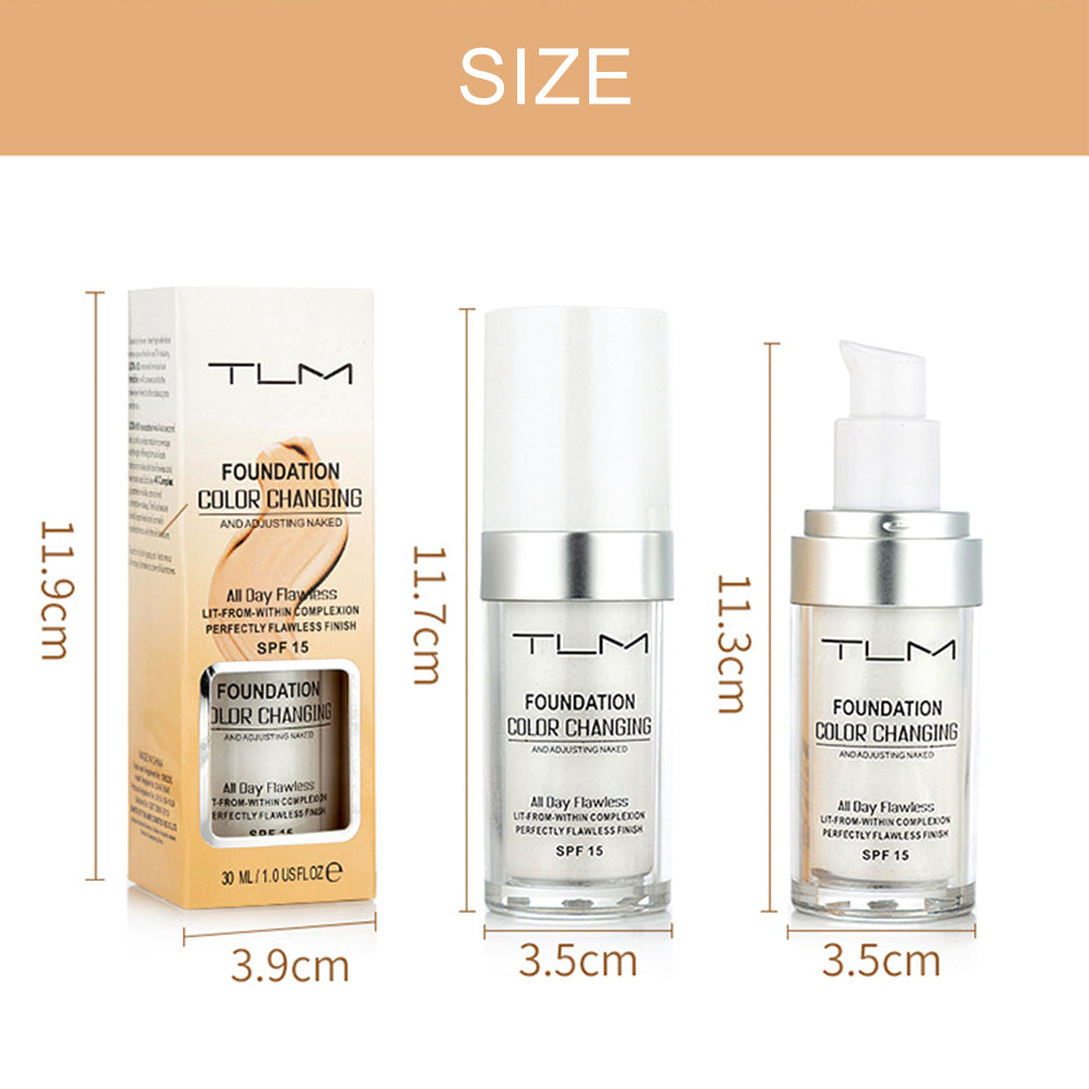 [Buy 1 Get 1 FREE!]TLM Flawless Colour Changing Foundation