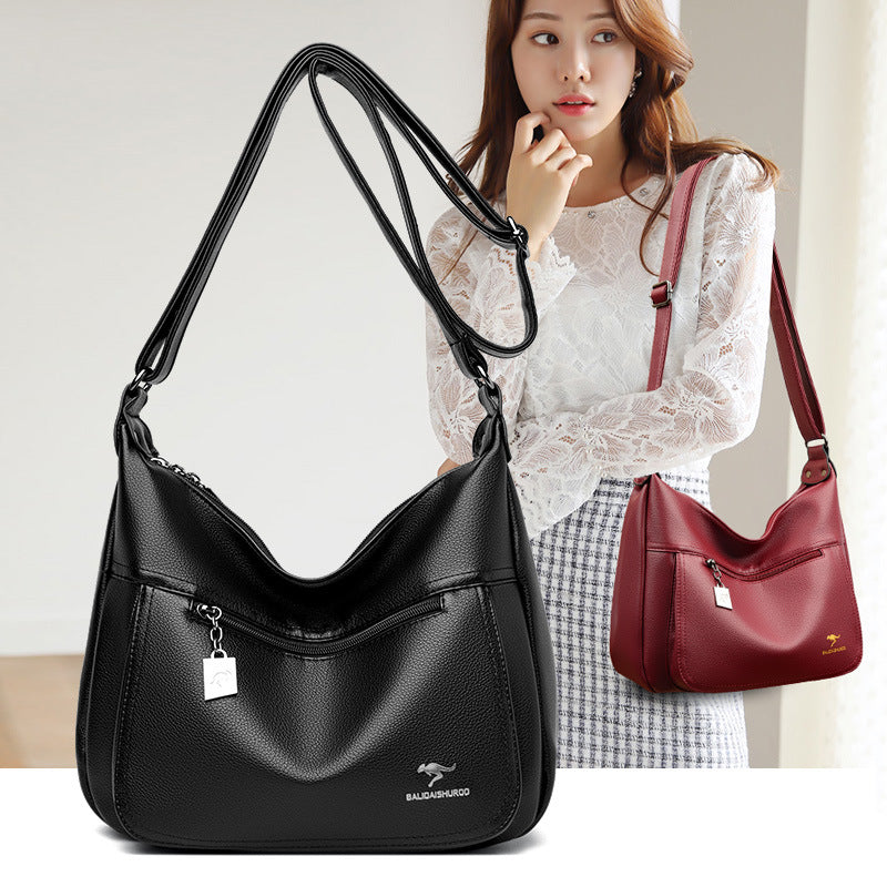 Large Capacity Casual Handbags with Zip