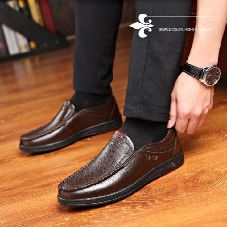 Men's Business Soft-Insole Leather Loafers